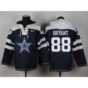 nike nfl jerseys dallas cowboys #88 bryant white-blue[pullover hooded sweatshirt]