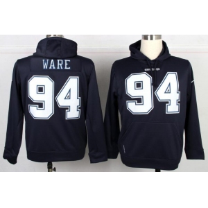 nike nfl jerseys dallas cowboys #94 ware blue[pullover hooded sweatshirt]