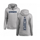 NFL Women's Nike Dallas Cowboys #19 Amari Cooper Ash Backer Pullover Hoodie