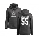 NFL Women's Nike Dallas Cowboys #55 Leighton Vander Esch Ash One Color Pullover Hoodie