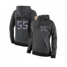 NFL Women's Nike Dallas Cowboys #55 Leighton Vander Esch Stitched Black Anthracite Salute to Service Player Performance Hoodie