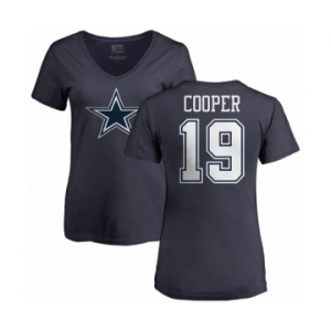 NFL Nike Dallas Cowboys #19 Amari Cooper Ash Name & Number Logo T-Shirt