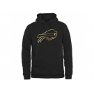 Men's Buffalo Bills Pro Line Black Gold Collection Pullover Hoodie