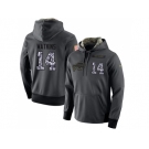 NFL Men's Nike Buffalo Bills #14 Sammy Watkins Stitched Black Anthracite Salute to Service Player Performance Hoodie