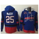 Nike Bills #25 LeSean McCoy Royal Blue Red Name & Number Pullover NFL Hoodie