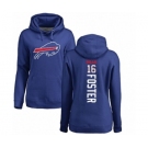 NFL Women's Nike Buffalo Bills #16 Robert Foster Royal Blue Backer Pullover Hoodie