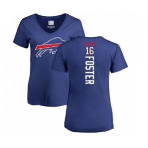 NFL Women's Nike Buffalo Bills #16 Robert Foster Royal Blue Backer T-Shirt