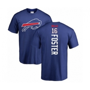 NFL Nike Buffalo Bills #16 Robert Foster Royal Blue Backer T-Shirt