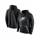 Men Philadelphia Eagles Nike Black Champ Drive Vapor Speed Pullover Hoodie