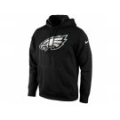 Men's Philadelphia Eagles Nike Black KO Logo Essential Hoodie