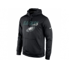 Men's Philadelphia Eagles Nike Black Kick Off Staff Performance Pullover Hoodie