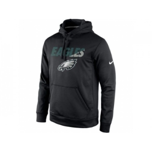 Men's Philadelphia Eagles Nike Black Kick Off Staff Performance Pullover Hoodie