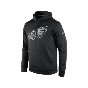 Men's Philadelphia Eagles Nike Black Practice Performance Pullover Hoodie