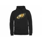 Men's Philadelphia Eagles Pro Line Black Gold Collection Pullover Hoodie