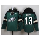 Nike Philadelphia Eagles #13 Josh Huff Midnight Green Player Pullover Hoodie