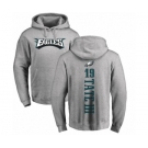 Nike Philadelphia Eagles #19 Golden Tate III Ash Backer Pullover Hoodie