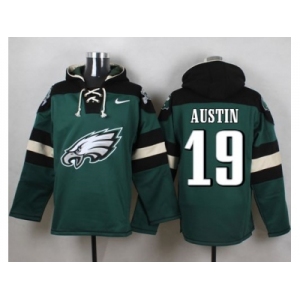 Nike Philadelphia Eagles #19 Miles Austin Green Player Pullover Hoodie