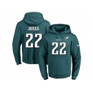 Nike Philadelphia Eagles #22 Sidney Jones Midnight Green Name & Number Pullover NFL Hoodie