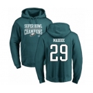 Nike Philadelphia Eagles #29 Avonte Maddox Green Super Bowl LII Champions Pullover Hoodie