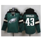 Nike Philadelphia Eagles #43 Darren Sproles Green Player Pullover Hoodie