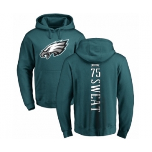 Nike Philadelphia Eagles #75 Josh Sweat Green Backer Pullover Hoodie