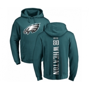 Nike Philadelphia Eagles #80 Markus Wheaton Green Backer Pullover Hoodie