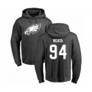 Nike Philadelphia Eagles #94 Haloti Ngata Ash One Color Pullover Hoodie