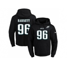 Nike Philadelphia Eagles #96 Derek Barnett Black Name & Number Pullover NFL Hoodie