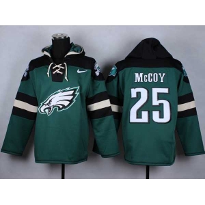 nike nfl jerseys philadelphia eagles #25 mccoy black-green-1[pullover hooded sweatshirt]