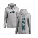 Women's Nike Philadelphia Eagles #29 Avonte Maddox Ash Backer Pullover Hoodie