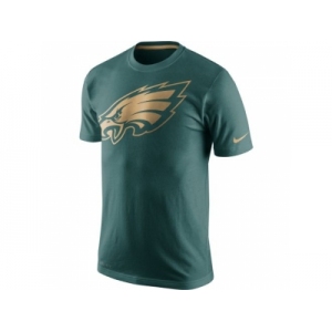 Men's Philadelphia Eagles Nike Midnight Green Championship Drive Gold Collection Performance T-Shirt