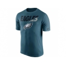 Men's Philadelphia Eagles Nike Midnight Green Legend Staff Practice Performance T-Shirt
