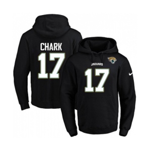 Football Men's Jacksonville Jaguars #17 DJ Chark Black Name & Number Pullover Hoodie
