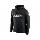 Men Jacksonville Jaguars Nike Black Circuit Wordmark Essential Performance Pullover Hoodie