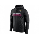 Men's Jacksonville Jaguars Black Breast Cancer Awareness Circuit Performance Pullover Hoodie