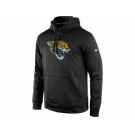 Men's Jacksonville Jaguars Nike Black Practice Performance Pullover Hoodie