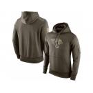 Men's Jacksonville Jaguars Nike Olive Salute To Service KO Performance Hoodie