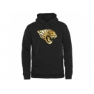 Men's Jacksonville Jaguars Pro Line Black Gold Collection Pullover Hoodie