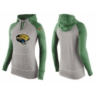 Women Nike Jacksonville Jaguars Performance Hoodie Grey & Green