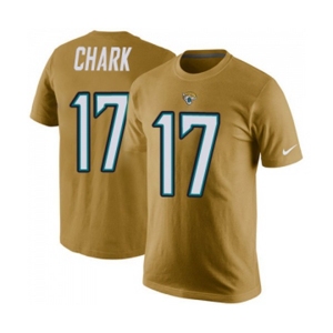 Football Men's Jacksonville Jaguars #17 DJ Chark Gold Rush Pride Name & Number T-Shirt