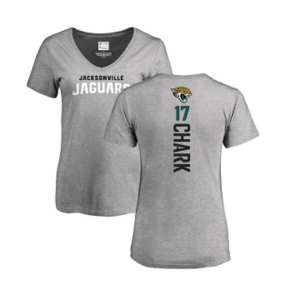 Football Women's Jacksonville Jaguars #17 DJ Chark Ash Backer T-Shirt