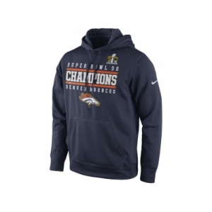 Denver Broncos Nike Navy Super Bowl 50 Champions Celebration Performance Hoodie