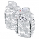 Men's Denver Broncos 2024 Arctic Camo Salute To Service Club Fleece Pullover Hoodie