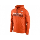 Men's Denver Broncos Nike Sideline Circuit Orange Pullover Hoodie