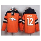 Nike Denver Broncos #12 Paxton Lynch Orange Player Pullover Hoodie