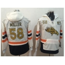 Nike Denver Broncos #58 Von Miller White(Gold No.) Name & Number Pullover NFL Hoodie