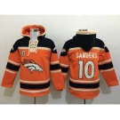 nike nfl jerseys denver broncos #10 sanders black-orange[pullover hooded sweatshirt][sanders]