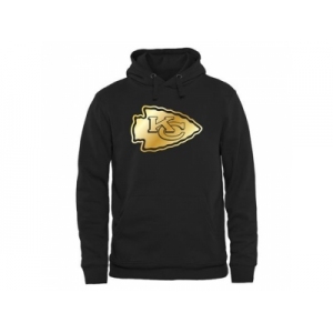 Men's Kansas City Chiefs Pro Line Black Gold Collection Pullover Hoodie