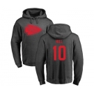 NFL Nike Kansas City Chiefs #10 Tyreek Hill Ash One Color Pullover Hoodie