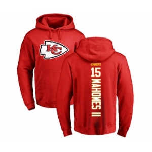 NFL Nike Kansas City Chiefs #15 Patrick Mahomes II Red Backer Pullover Hoodie